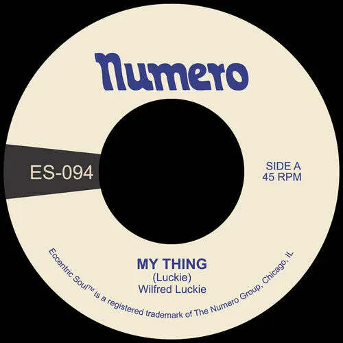 Wilfred Luckie - My Thing / Wait for Me [7"] [Colored Vinyl] NEW Vinyl