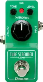 Педаль эффектов для электрогитары Ibanez Tube Screamer Mini Analog Overdrive