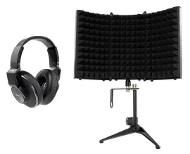 AKG K553 MK2 MKII Studio Monitoring Headphones+Recording Foam Isolation Shield