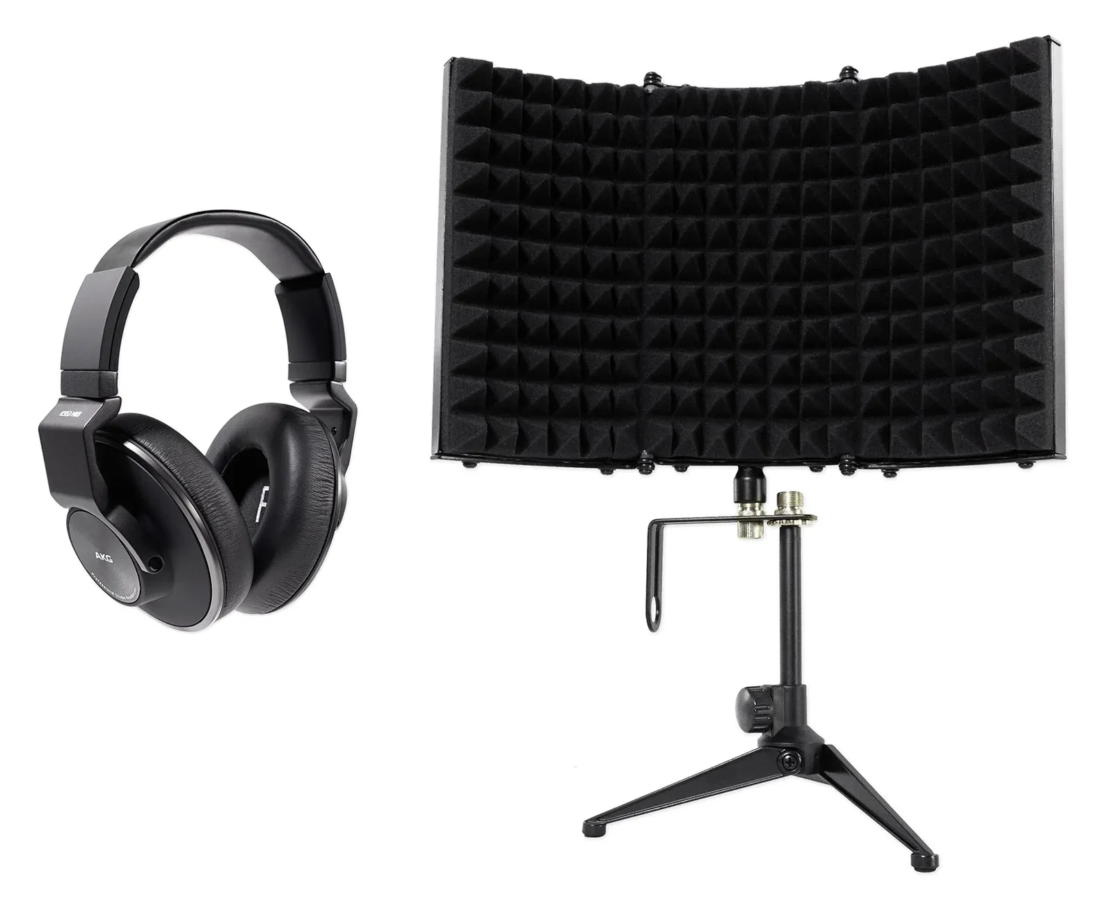 AKG K553 MK2 MKII Studio Monitoring Headphones+Recording Foam Isolation Shield