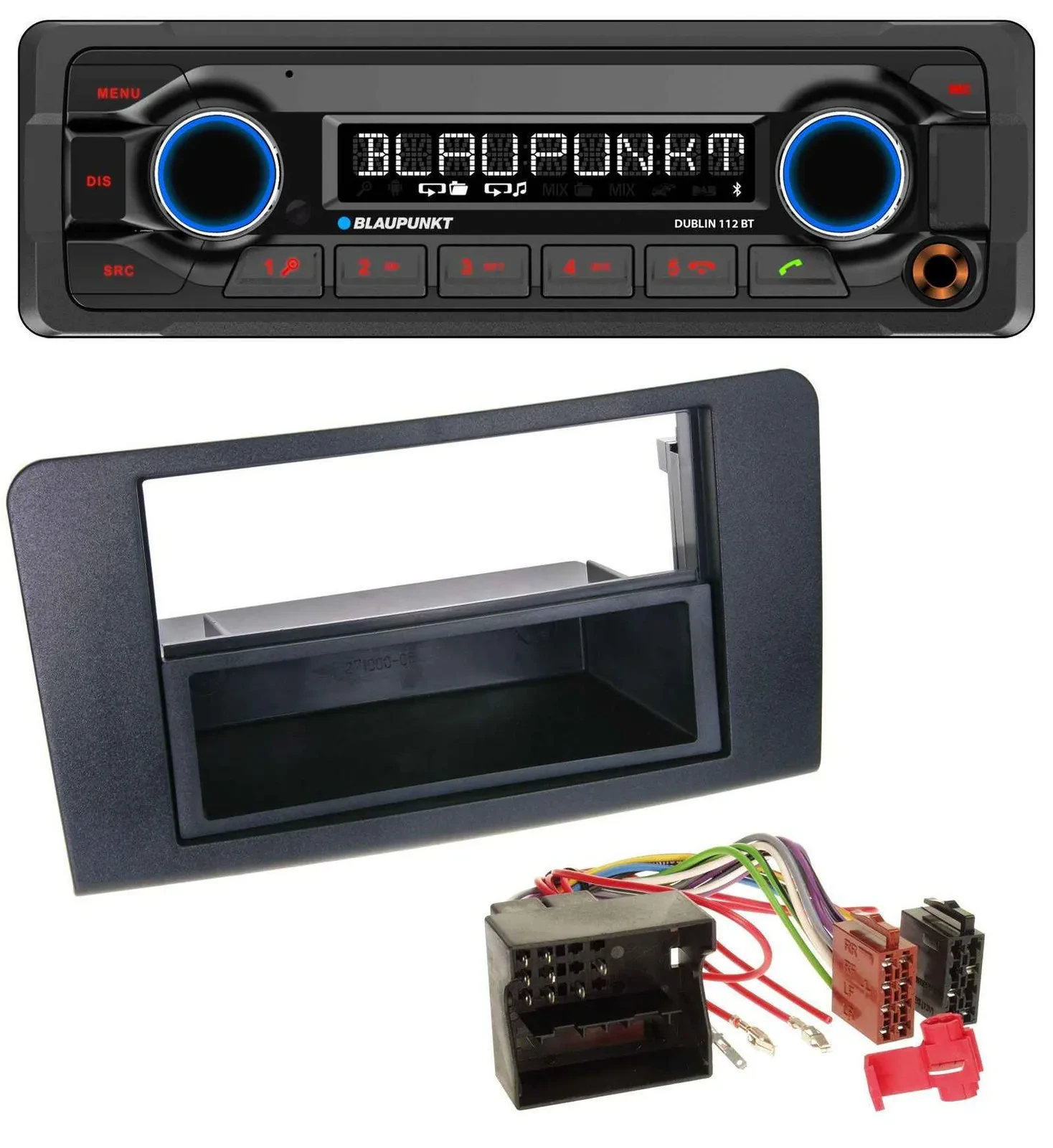Blaupunkt MP3 Bluetooth USB AUX Autoradio für Mercedes ML (ab 2006)