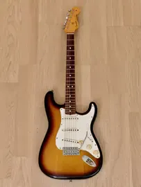 Электрогитара Fender American Vintage '62 Stratocaster SSS Sunburst w/case USA 1987