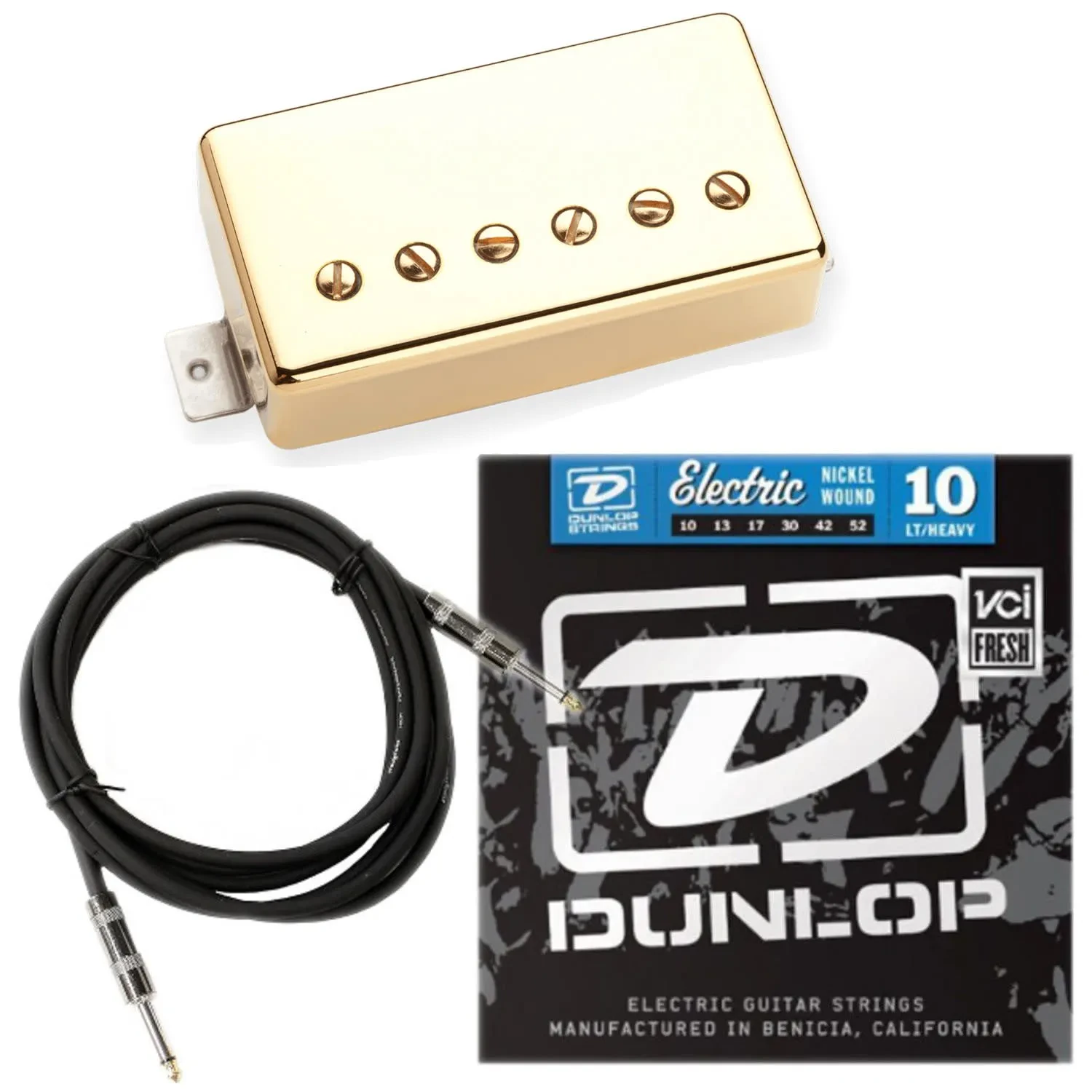 Seymour Duncan SH-55b-Gc Seth Lover Humbucker Pickup w/ Strings and Cable