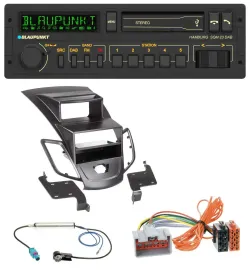 Автомагнитола для Ford Fiesta (2008–2010) Blaupunkt USB, DAB, Bluetooth, MP3, чёрная