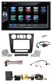 Blaupunkt 2DIN Bluetooth TMC USB Lenkrad SD Navigation für BMW 1er Aktiv man. Kl