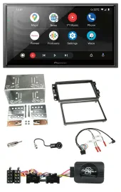 Pioneer USB 2DIN DAB Lenkrad Bluetooth Autoradio für Chevrolet Aveo Captiva 2006