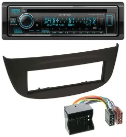 Kenwood MP3 Bluetooth DAB USB CD Autoradio für Renault Twingo (07-14) schwarz