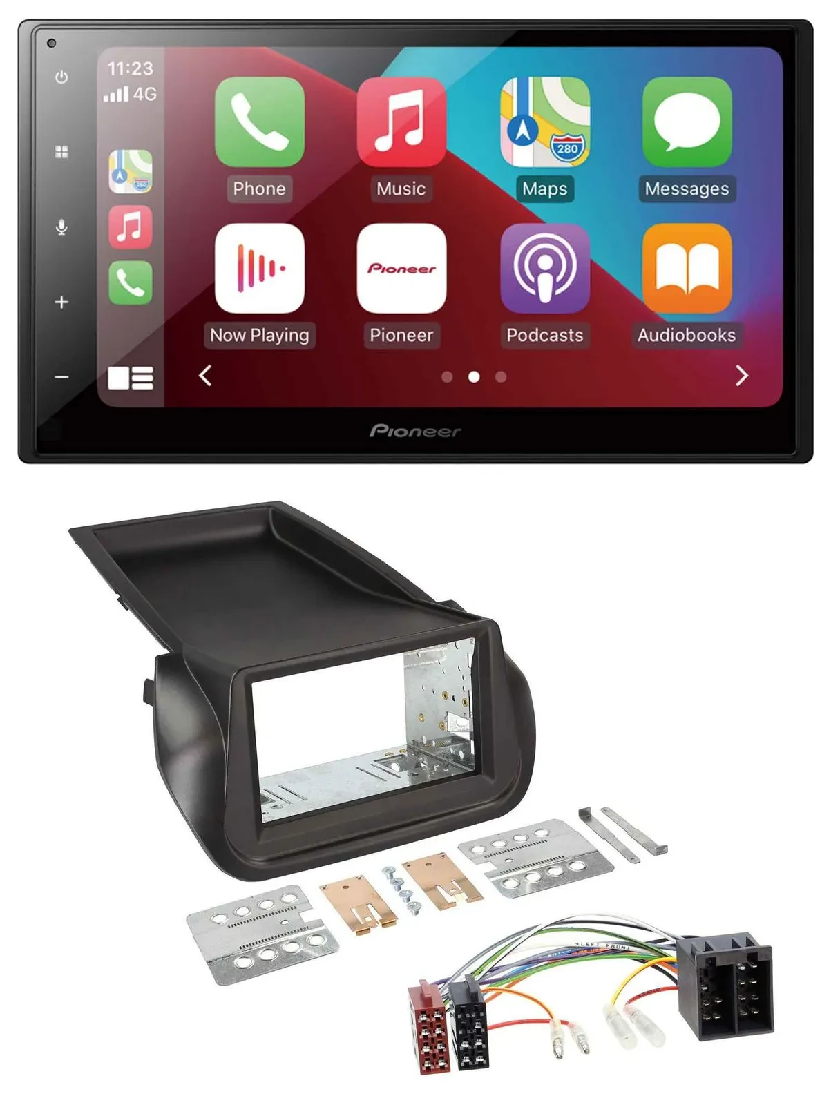 Pioneer USB MP3 DAB 2DIN Bluetooth Autoradio für Citroen Nemo Fiat Fiorino Peuge