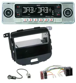 Автомагнитола для Hyundai i10 (2008–2013) Dietz Bluetooth, MP3, DAB, USB, Rubber Touch