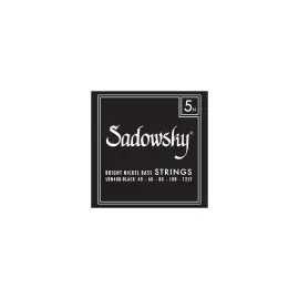 SADOWSKY Black Label Bass String Set, Nickel, Taperwound - 5-String, 040-125