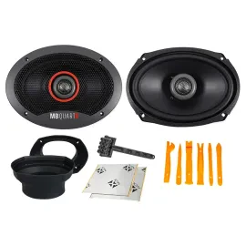 MB Quart FKB169 150W RMS 6x9" 2-Way Speakers + Kit