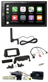 Pioneer USB 2DIN Bluetooth DAB Lenkrad Autoradio für Hyundai Kona ab 2013