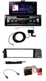 Pioneer DAB Bluetooth MP3 USB Autoradio für BMW 3er E46 Profiversion Quadlock