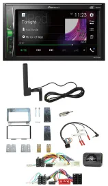 Pioneer MP3 DAB Lenkrad 2DIN Bluetooth Autoradio für KIA Carnival II VQ 2006-201