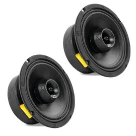 Pair 2 NVX VPRO65 225W 6.5" V-Series Pro 2-Way Coaxial with Bullet Tweeter