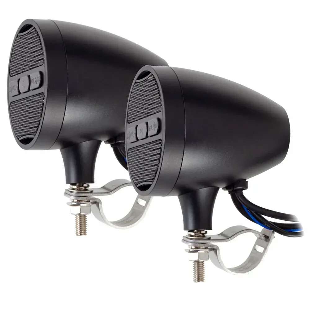 Активная акустическая система для мотоцикла Power Acoustik MCS-22B 3" для руля (набор, пара)