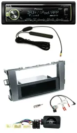 Автомагнитола для Toyota Avensis T25 Pioneer DAB, CD, USB, MP3, совместимая с кнопками на руле