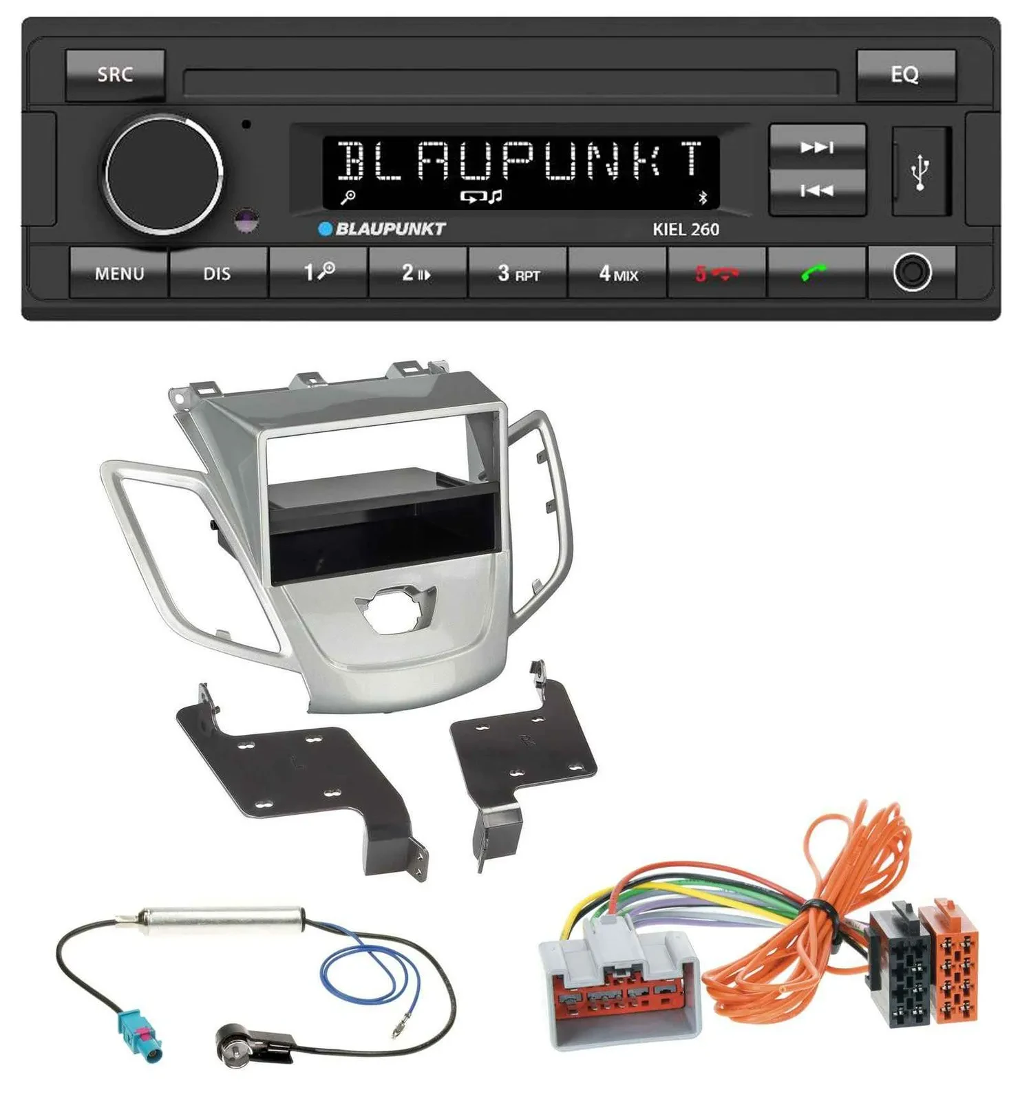 Автомагнитола Blaupunkt для Ford Fiesta (2008–2010) JA8, USB, DAB, Bluetooth, MP3