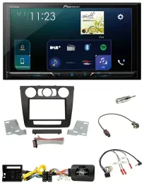 Pioneer Lenkrad Bluetooth USB 2DIN DAB Autoradio für BMW 1er man. Klima E87/E88/