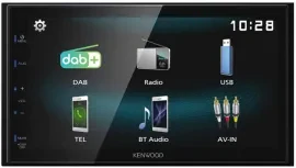Автомагнитола Kenwood DMX125BT 2 DIN 6.8" Bluetooth, Android Mirroring