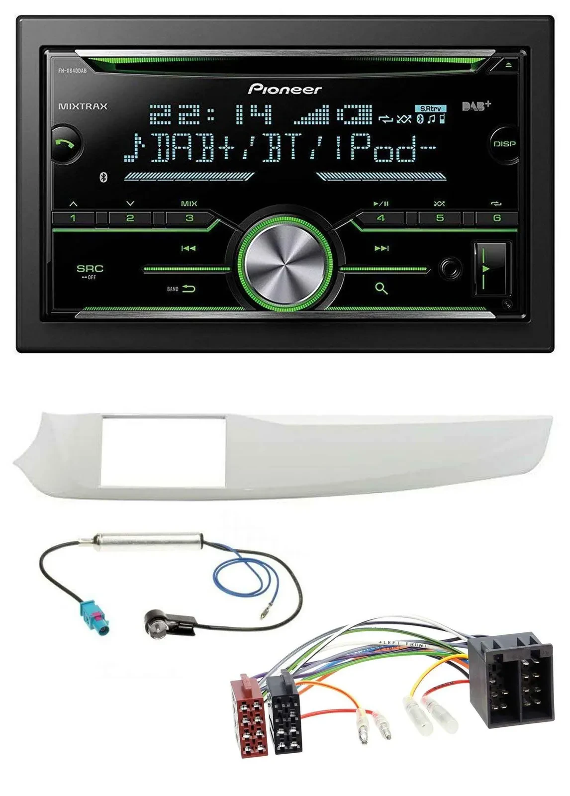 Pioneer Bluetooth MP3 DAB 2DIN USB CD Autoradio für Alfa Romeo Giulietta 2010-20