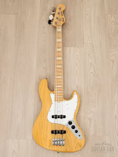 Бас-гитара Fender Traditional 70s Jazz Bass JJ Natural Ash w/gigbag Japan 2018