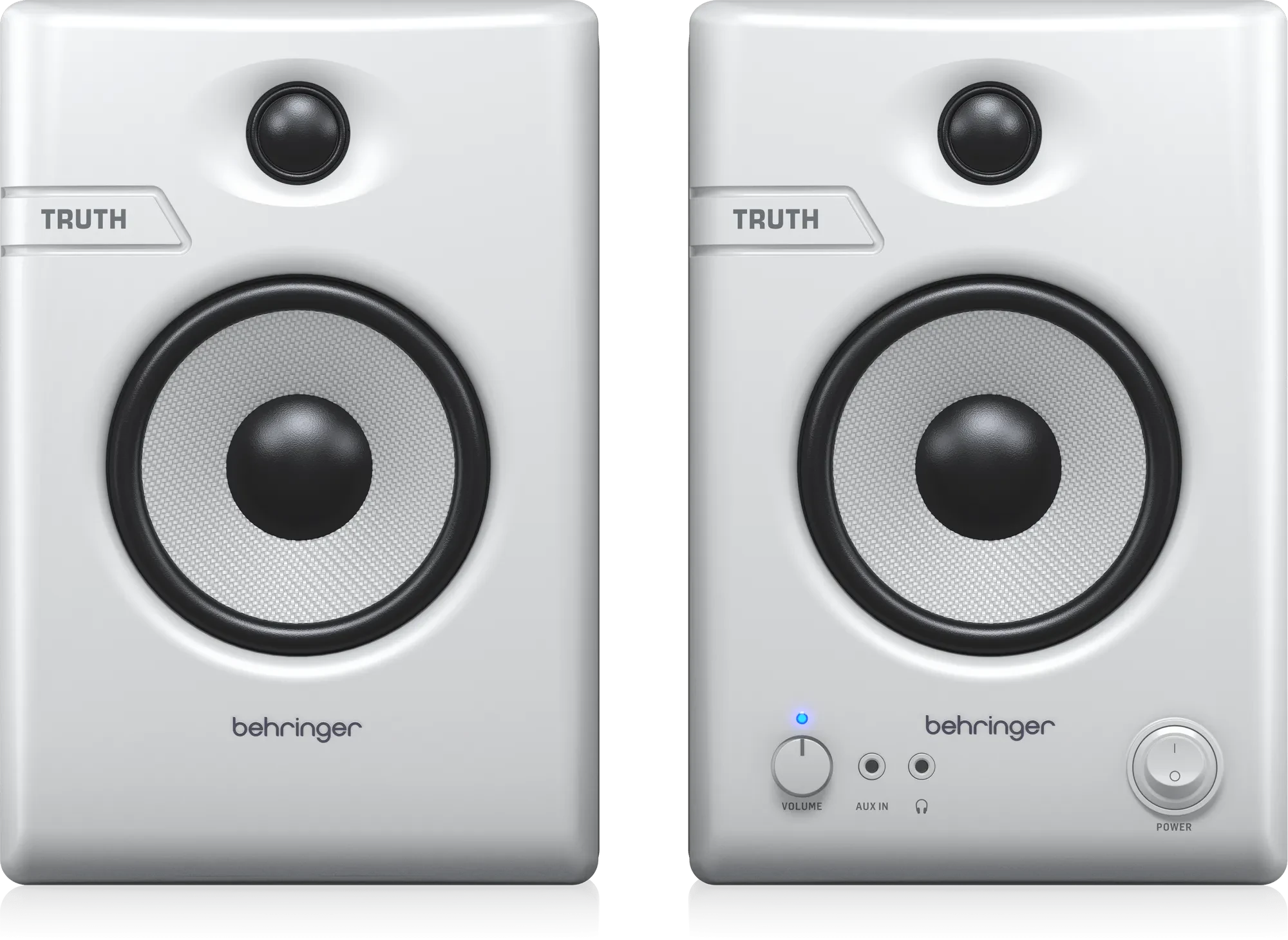 Активные студийные мониторы Behringer TRUTH 4.5 BT WH белые с Bluetooth