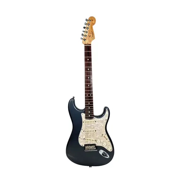 Электрогитара Fender American Standard Stratocaster Charcoal Frost Metallic w/case USA 2009