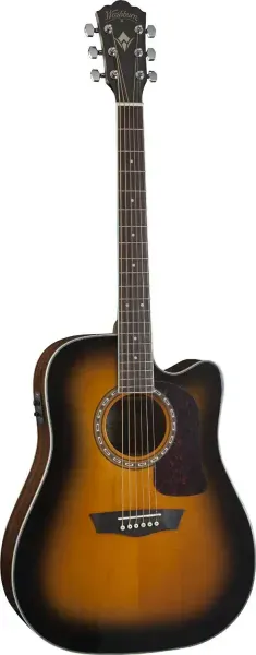 Электроакустическая гитара Washburn HD10SCETB Heritage Dreadnought Tobacco Sunburst