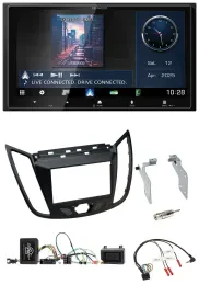 Kenwood Bluetooth 2DIN USB DAB Lenkrad Autoradio für Ford Kuga DM2 ab 2013