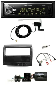 Автомагнитола для Fiat Ducato 2012–2015 Pioneer Bluetooth, DAB, USB, управление с руля, Piano Black