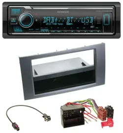 Автомагнитола для Ford Fusion/Kuga/Transit (2005–2012) Kenwood Bluetooth, MP3, DAB, USB, антрацит