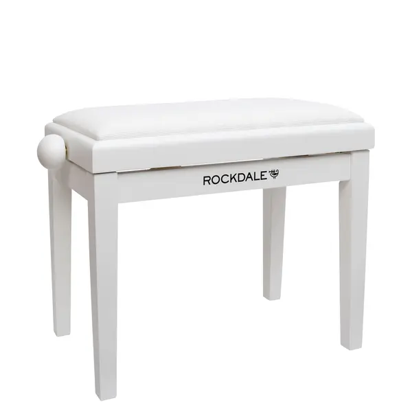 Банкетка для клавишных Rockdale RHAPSODY 131 WHITE GLOSS