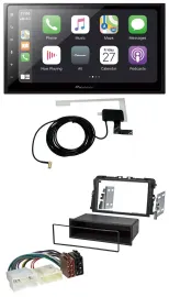 Pioneer USB MP3 2DIN Bluetooth DAB Autoradio für Opel Vivaro (2011-2015)