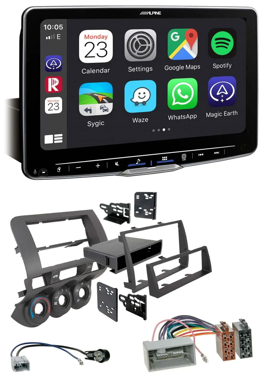 Alpine Bluetooth MP3 USB DAB Autoradio für Honda Fit 06-07 nur US-Importe