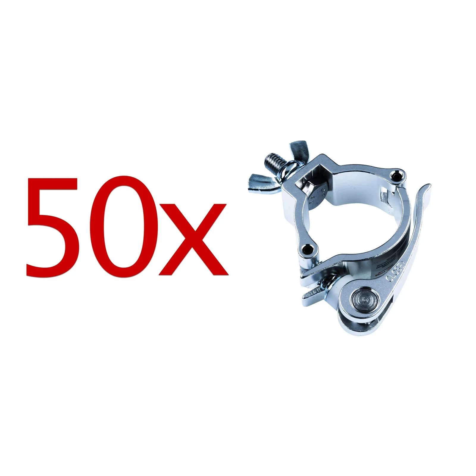 LightmaXX Half Coupler Set, 50x, 48-51mm, 100Kg Belastbarkeit, ST-501E, LIG305