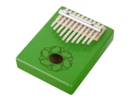 KMKr-1-GR Piastra Калимба, резонаторная, 10 язычков, прямоугольная, зеленая, Мозеръ