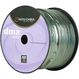 DMX-кабель American DJ AC5CDMX300 5-Pin DMX Black 91 м