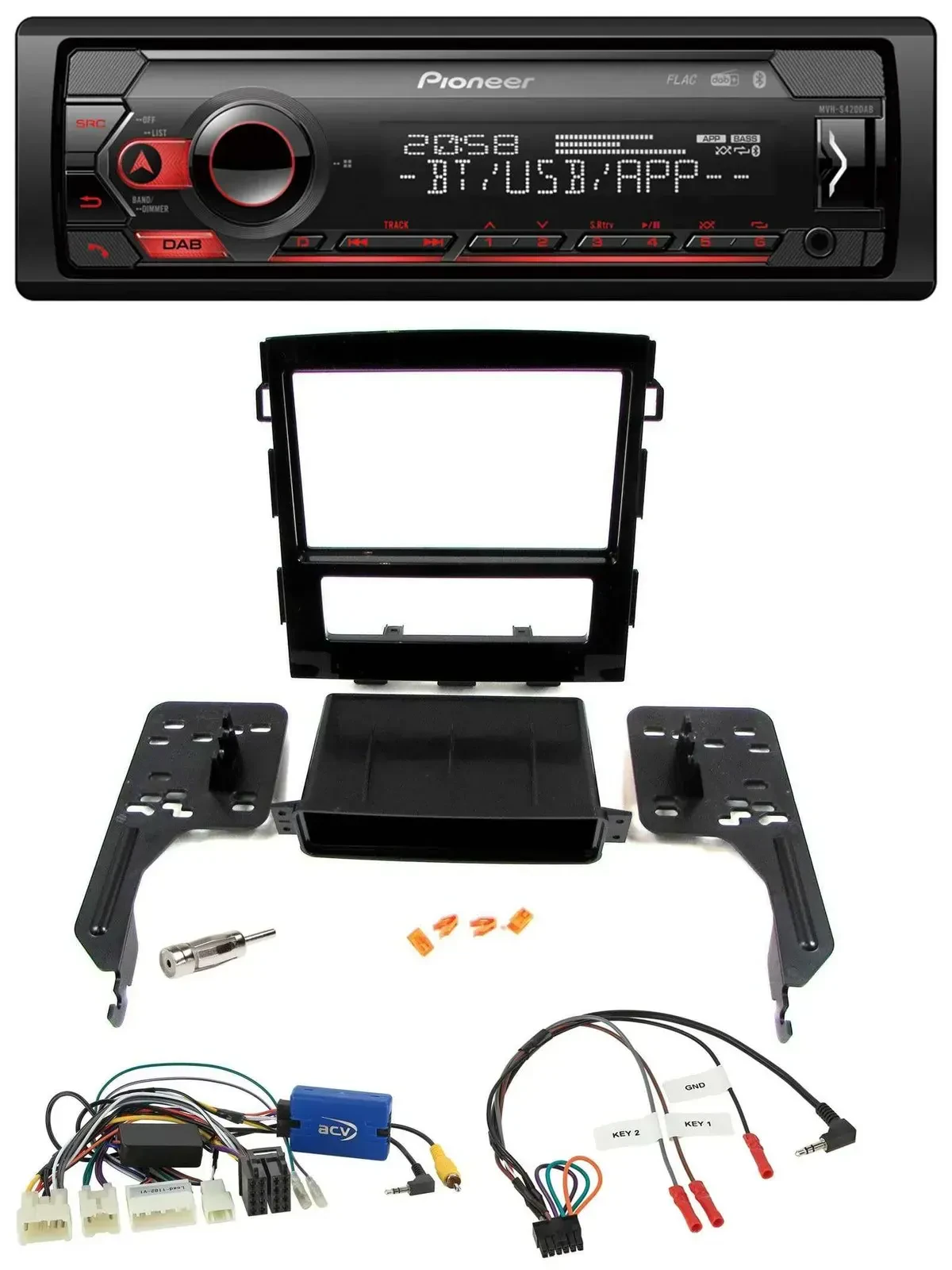 Pioneer Lenkrad USB DAB Bluetooth Autoradio für Subaru Impreza ab 2018