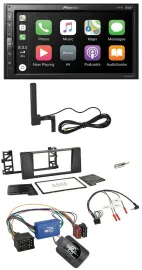 Pioneer USB 2DIN Bluetooth DAB Lenkrad Autoradio für BMW 5er E39 96-04 Aktivsyst