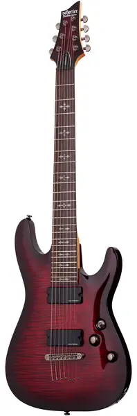 Электрогитара Schecter Demon-7 Crimson Red Burst