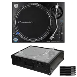 Pioneer DJ PLX-1000 Direct Drive Professional Turntable w Black Road Case