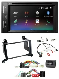 Pioneer Bluetooth Lenkrad USB 2DIN DAB DVD Autoradio für Hyundai Santa Fe CM 200