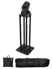 Rockville ROCK SPOT 260W DJ Moving Head Spot/Gobo/Prism Light+Black Totem Stand