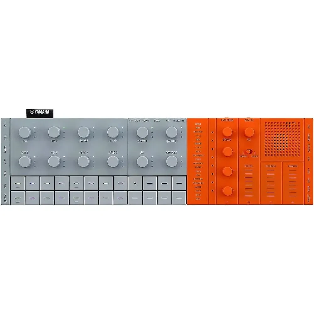 Секвенсор Yamaha SEQTRAK OR оранжевый 24 Pads, Bluetooth, USB-C, аккумулятор