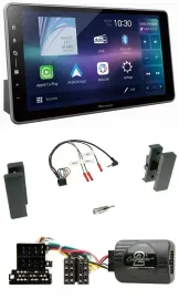 Автомагнитола Pioneer Bluetooth, USB, DAB, поддержка кнопок на руле для Seat Leon 2002–2006, Toledo с 2002