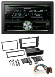 Pioneer Bluetooth MP3 DAB 2DIN USB CD Autoradio für Toyota Corolla 09-13 schwarz