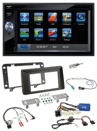 Blaupunkt 2DIN Bluetooth TMC USB Lenkrad SD Navigation für Dacia Duster ab 2021