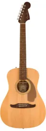 Fender California Series Malibu Player Parlor Acoustic Electric, Natural - Demo