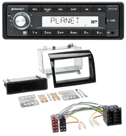 Continental USB MP3 AUX 1DIN Autoradio für Peugeot Boxer Citroen Jumper Fiat Duc